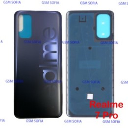 Tapa trasera para Realme 7 Pro - Bicolor Morado / Negro