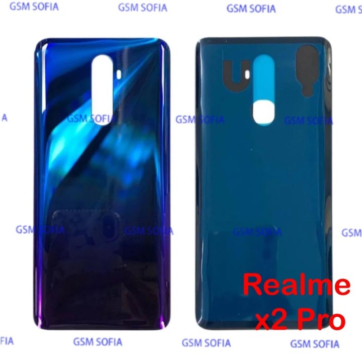 Tapa trasera para Oppo Realme X2 Pro - Degladado Azul a Morado