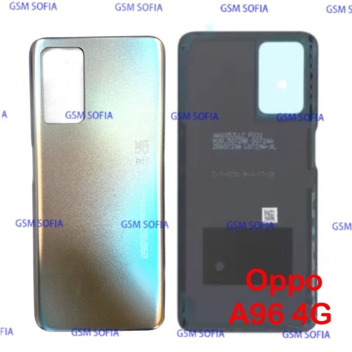 Tapa trasera para oppo A96 4G - Plata color