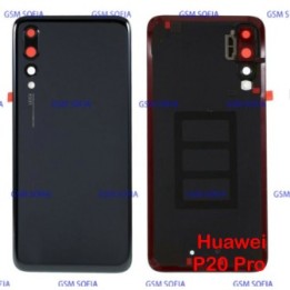 Tapa trasera con lente para Huawei p20 pro - Negro