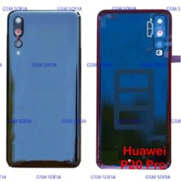 Tapa trasera con lente cálida extra  para Huawei p20 pro - Azul