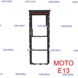 Bandeja sim Para Moto E13 - Negro