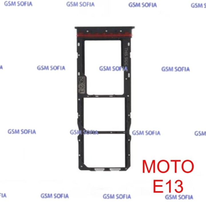 Bandeja sim Para Moto E13 - Negro