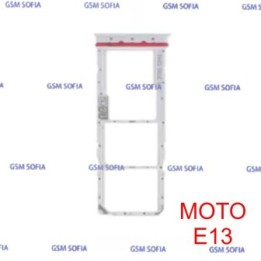 Bandeja sim Para Moto E13 - Blanco