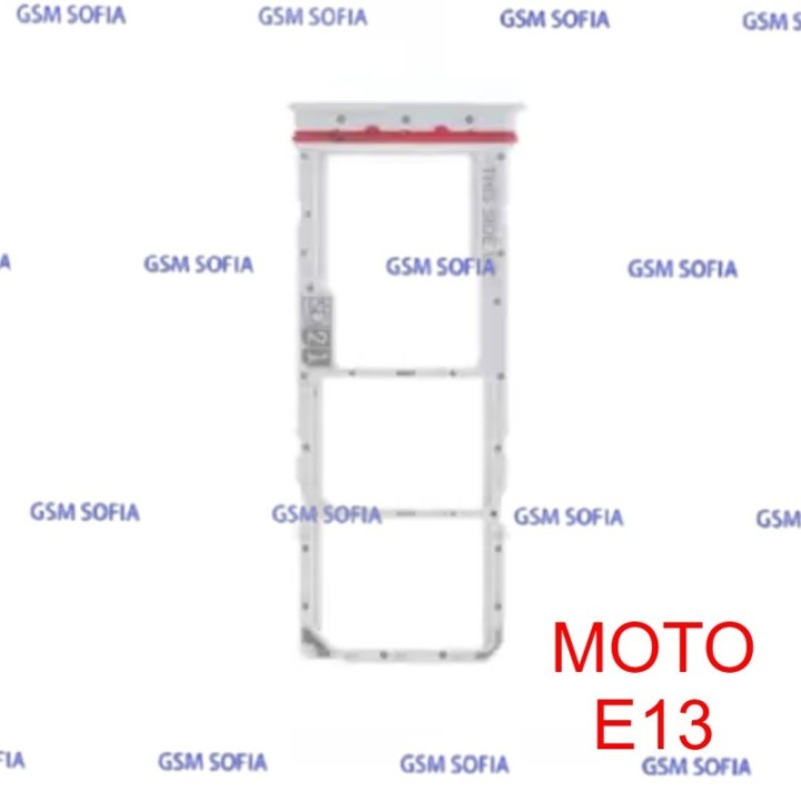 Bandeja sim Para Moto E13 - Blanco
