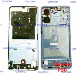 Chasis lateral de pantalla Para Huawei P30 - Azul Claro