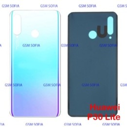 Tapa Trasera Para Huawei P30 Lite / Version De 48 Mps - Azul Cielo