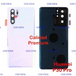 Tapa trasera con lente calidad premium para Huawei p30 pro -Azul Cielo