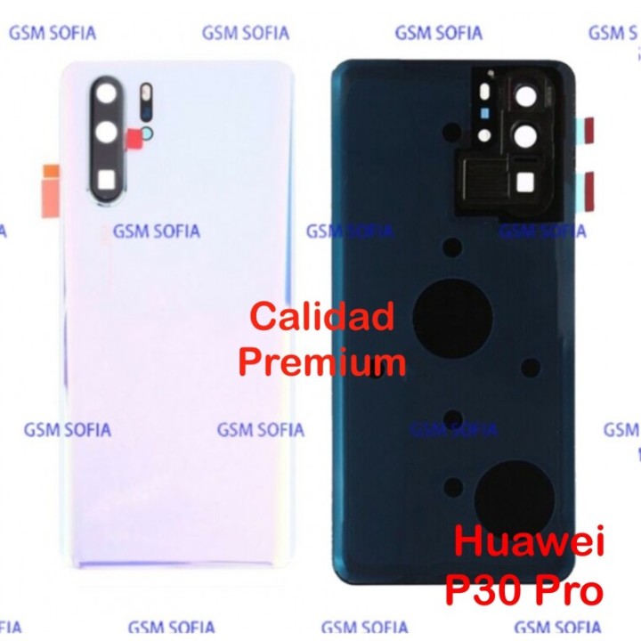 Tapa trasera con lente calidad premium para Huawei p30 pro -Azul Cielo