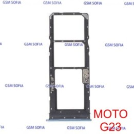 Bandeja sim Para Moto G23 - Azul