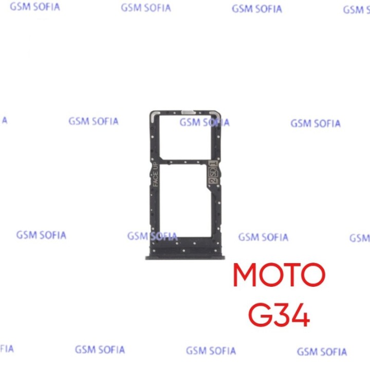 Bandeja sim Para Moto G34 - Negro