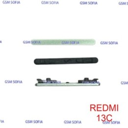 Botón / Pulsador Lateral De Volumen Para Xiaomi Redmi 13c - Verde