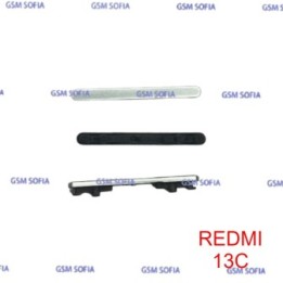 Botón / Pulsador Lateral De Volumen Para Xiaomi Redmi 13c - Verde