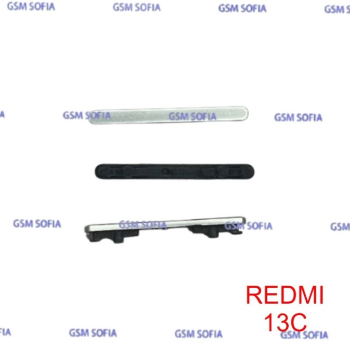 Botón / Pulsador Lateral De Volumen Para Xiaomi Redmi 13c - Verde