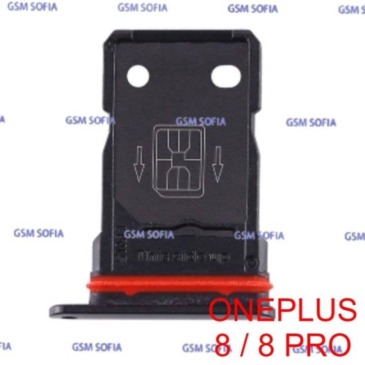 Bandeja sim para One Plus 8 1+8 / One Plus 8 Pro 1+8 Pro - Negro