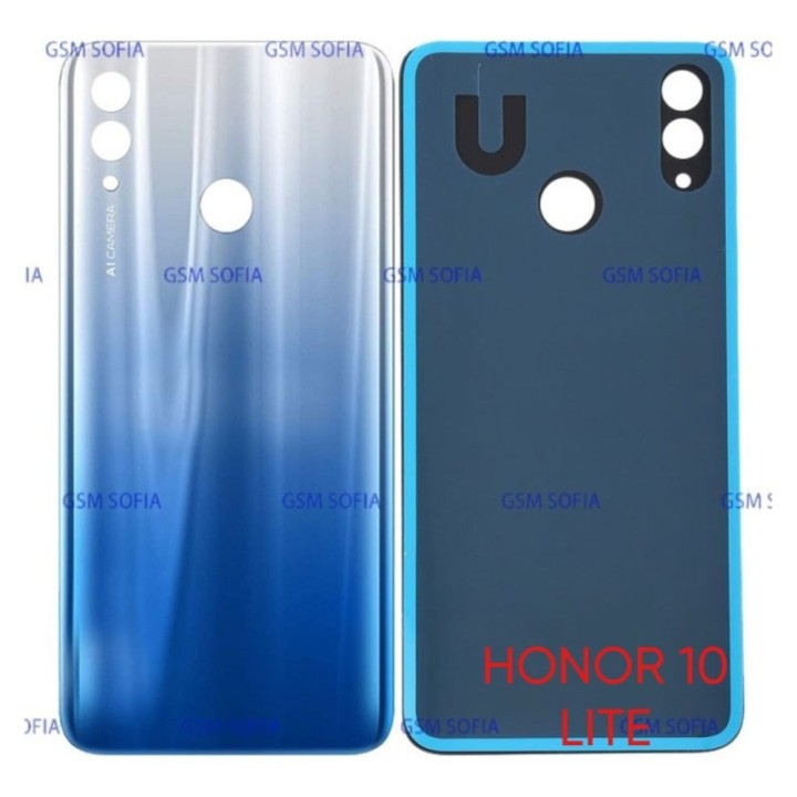 Tapa Trasera Para Huawei Honor 10 Lite - plata a azul