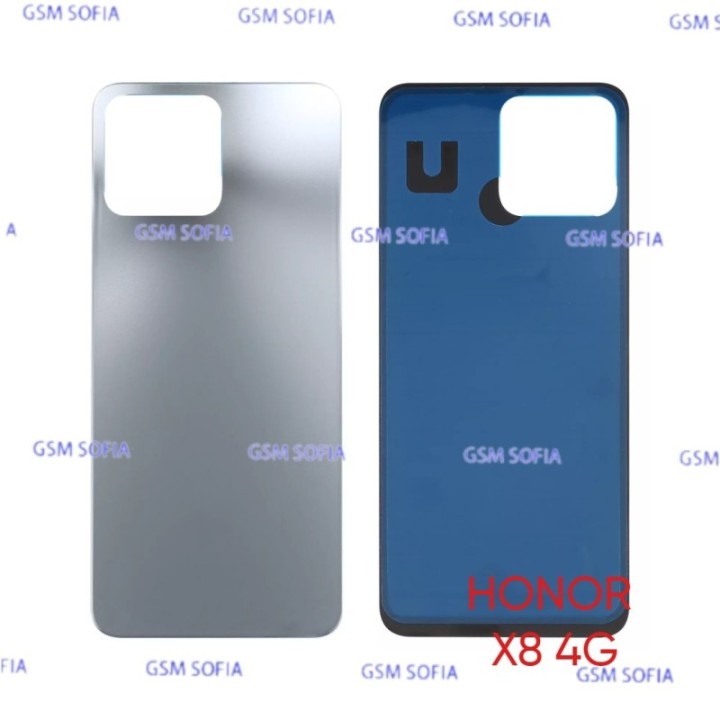Tapa Trasera Para Huawei Honor X8 4G - PLATA