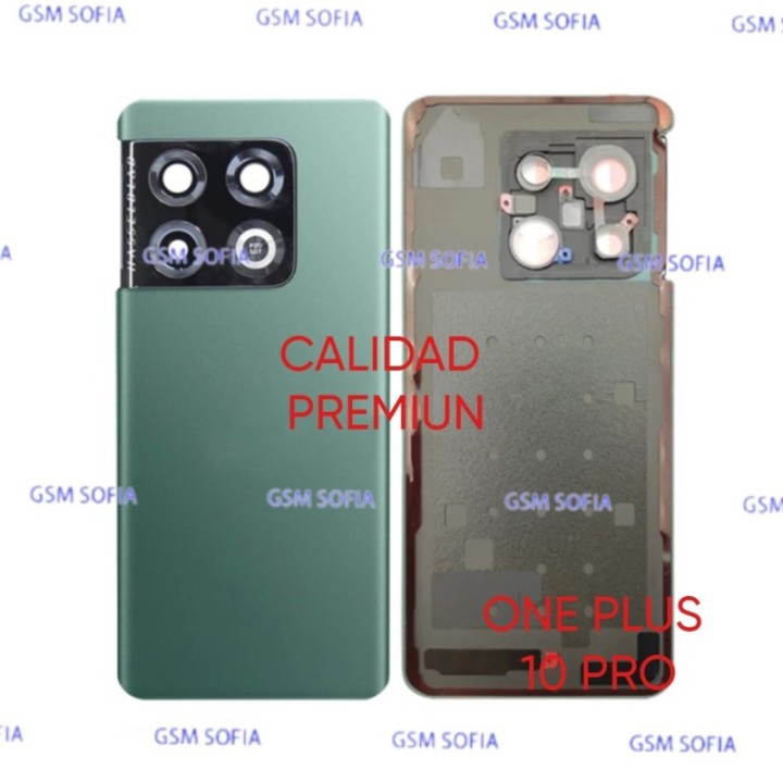 Tapa Trasera con Lente Para One Plus 10 PRO / 1+10 Pro - VERDE (Calidad Premiun)