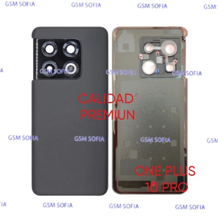 Tapa Trasera con Lente Para One Plus 10 PRO / 1+10 Pro - NEGRA (Calidad Premiun)