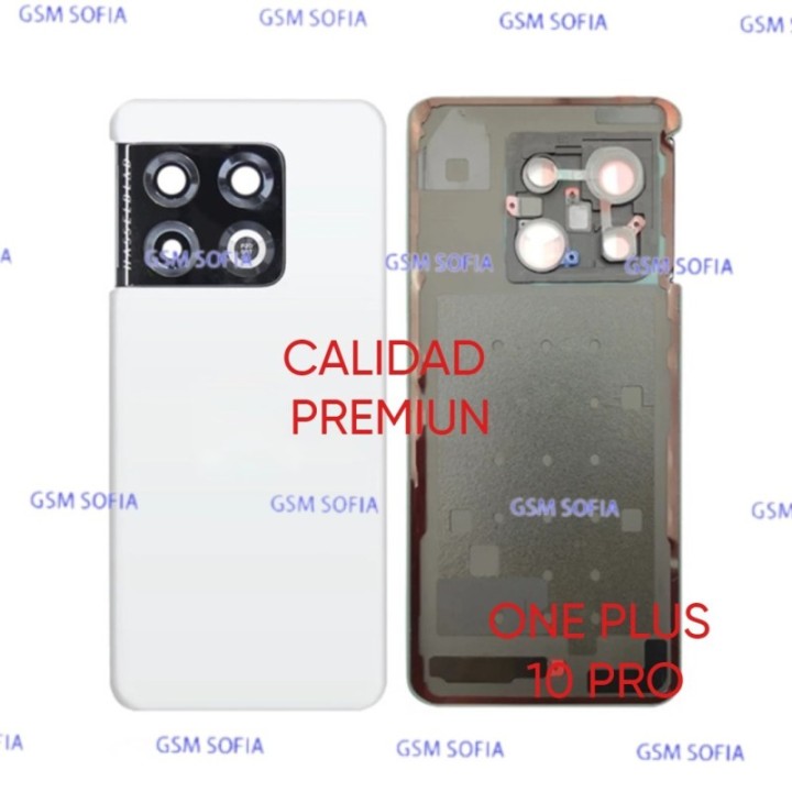 Tapa Trasera con Lente Para One Plus 10 PRO / 1+10 Pro - BLANCA (Calidad Premiun)