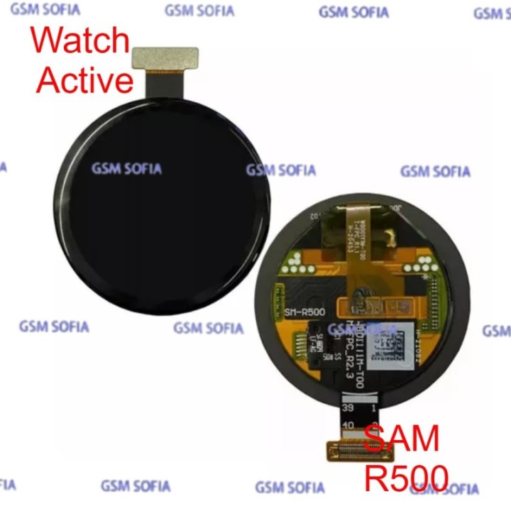 Pantalla completa para Samsung Galaxy Watch Active SM R500 - Negro