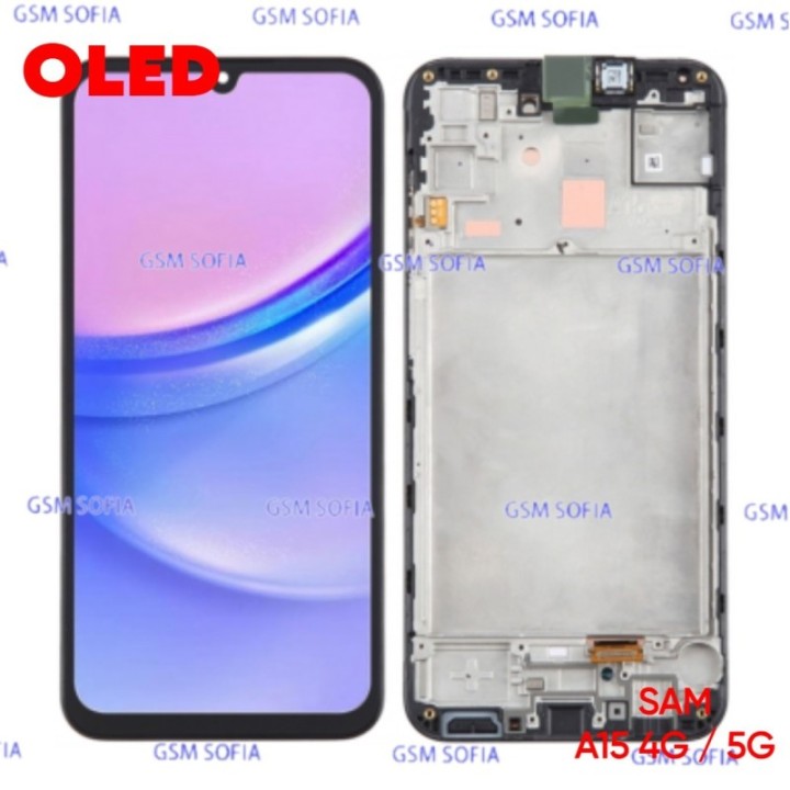 Pantalla Completa OLED con marco para Samsung Galaxy A15 4G A155 / A15 5G A156