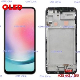 Pantalla Completa OLED con marco para Samsung Galaxy A25 4G A255 / A25 5G A256