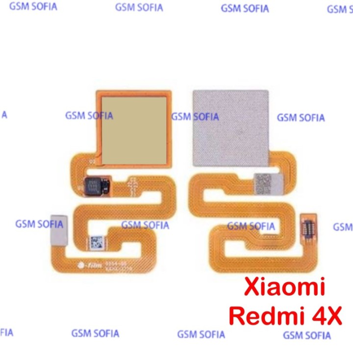 Flex Lector De Huella Para Redmi 4X - Oro