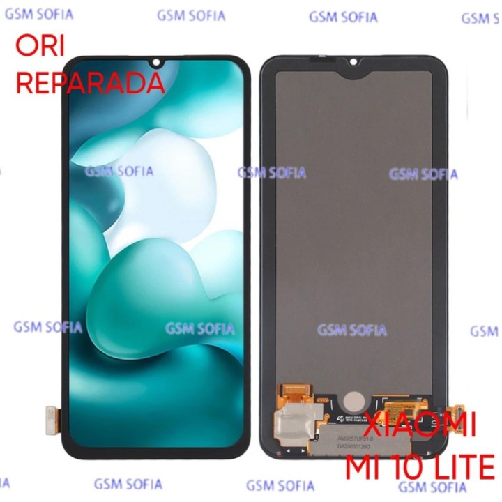 Pantalla Completo sin marco Ori reparado Para Xiaomi Mi 10 Lite 5G / Mi 10 Lite
