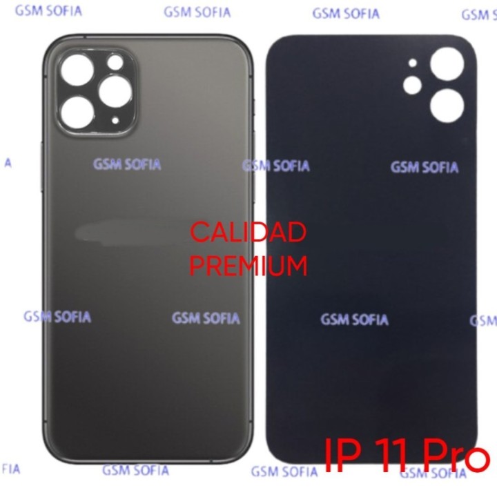 Tapa trasera CALIDAD PREMIUM para iPhone 11 pro - Negra