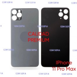 Tapa trasera CALIDAD PREMIUM Para iphone 11 pro max - Negra