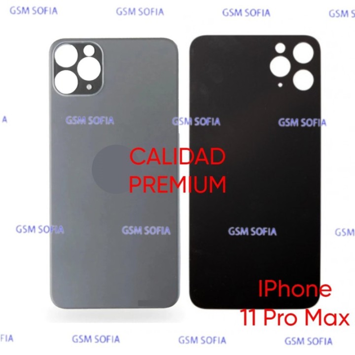 Tapa trasera CALIDAD PREMIUM Para iphone 11 pro max - Negra