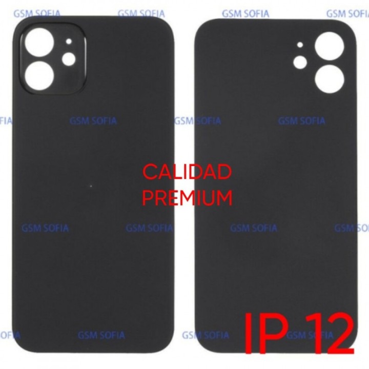 Tapa trasera CALIDAD PREMIUM Para iphone 12 - Negra