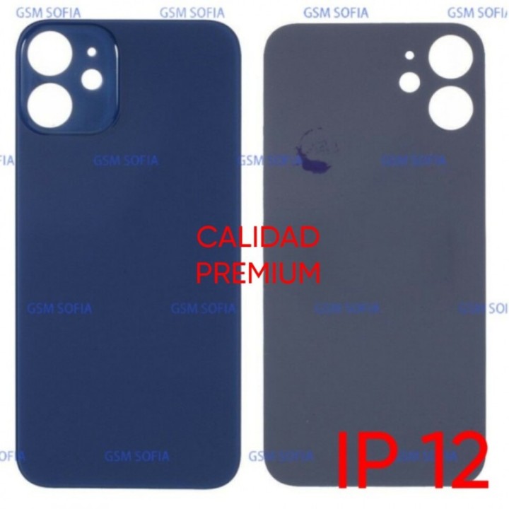 Tapa trasera CALIDAD PREMIUM Para iphone 12 - Azul