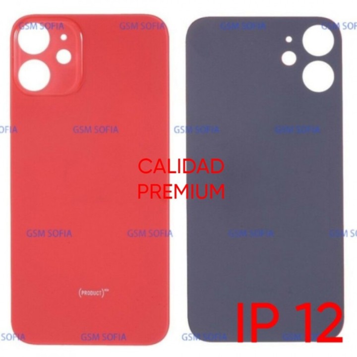 Tapa trasera CALIDAD PREMIUM Para iphone 12 - Rojo