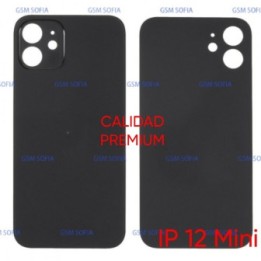 Tapa trasera CALIDAD PREMIUM Para iphone 12 Mini - Negra