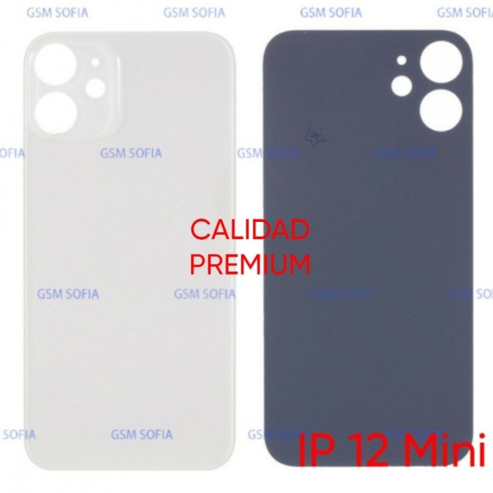 Tapa trasera CALIDAD PREMIUM Para iphone 12 Mini - Blanca