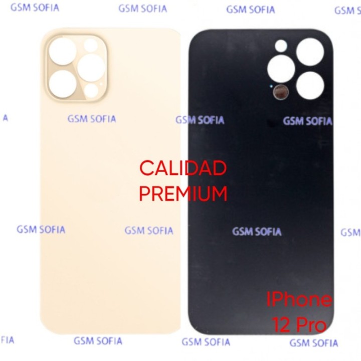 Tapa trasera CALIDAD PREMIUM Para iphone 12 Pro - Oro