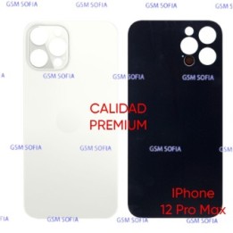 Tapa trasera CALIDAD PREMIUM Para iphone 12 Pro Max - Blanca