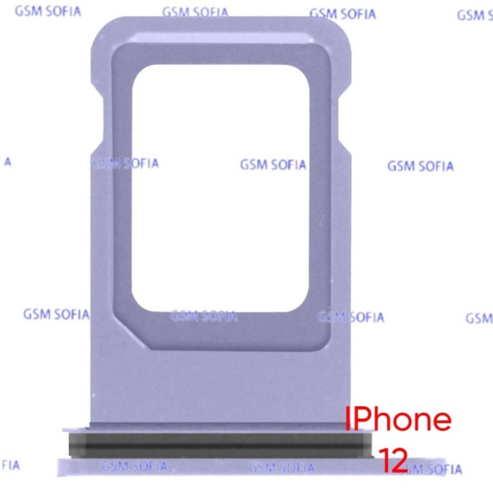 Bandeja SIM Para iphone 12 - Lila