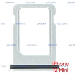 Bandeja SIM Para iphone 12 Mini - Blanca
