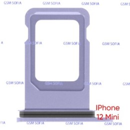 Bandeja SIM Para iphone 12 Mini - Lila
