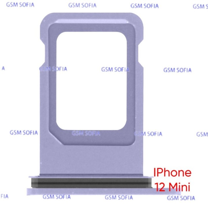 Bandeja SIM Para iphone 12 Mini - Lila
