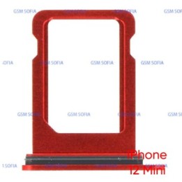 Bandeja SIM Para iphone 12 Mini - Rojo