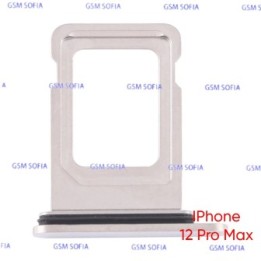 Bandeja SIM Para iphone 12 Pro Max - Blanca