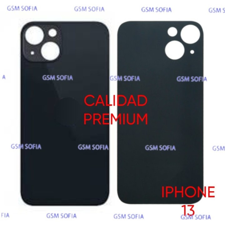 Tapa trasera CALIDAD PREMIUM Para iphone 13 - Negra