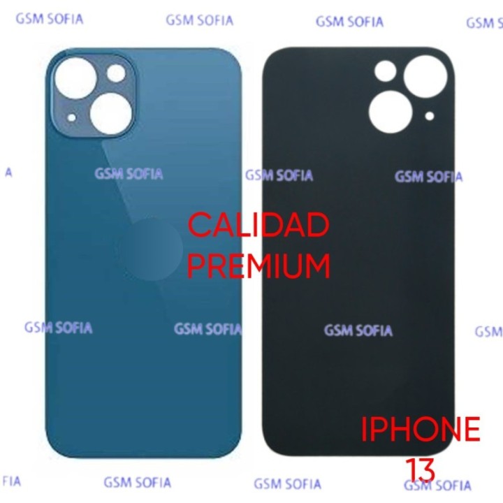 Tapa trasera CALIDAD PREMIUM Para iphone 13 - Azul