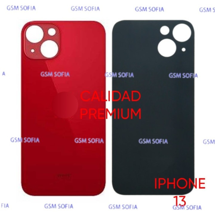 Tapa trasera CALIDAD PREMIUM Para iphone 13 - Rojo
