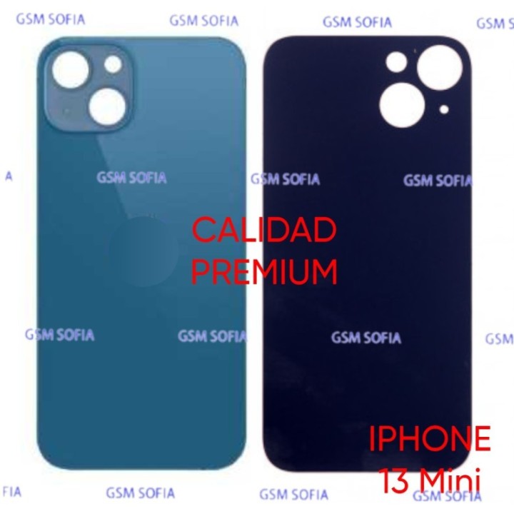 Tapa trasera CALIDAD PREMIUM Para iphone 13 Mini - Azul