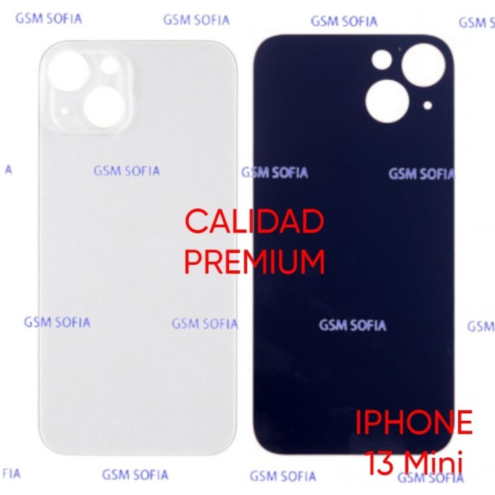 Tapa trasera CALIDAD PREMIUM Para iphone 13 Mini - Blanca